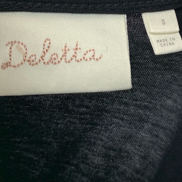 Anthropologie Deletta Dandelions Wished Bloom Shirt Sz Small - Picture 6 of 7